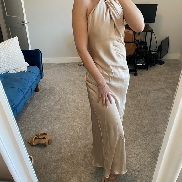 Slip champagne dress - Picture 4 of 4